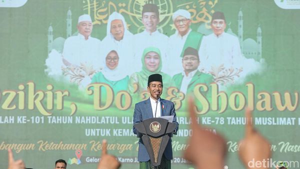 Momen Jokowi Hadiri Harlah ke-78 Muslimat NU di GBK Momen Jokowi Hadiri Harlah ke-78 Muslimat NU di GBK