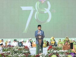 Jokowi Pamer RI Mampu Hadapi Covid-19 di Harlah Muslimat NU