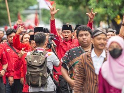 Kampanye Akbar Ganjar, Ribuan Kader Banteng Surabaya Siap Merahkan GOR Delta