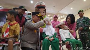 Polresta Banyuwangi Bantu Percepatan Vaksinasi Polio