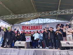 Ribuan Anggota GRIB Jaya Jatim Deklarasi Dukung Prabowo-Gibran