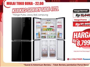 Kulkas Gede Diskon Rp 3,4 Juta, Cuma di Transmart Full Day Sale