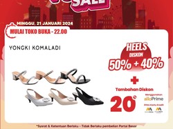 Sayang Istri, Ada Sepatu-Sandal Cantik Diskon Gede di Transmart Full Day Sale