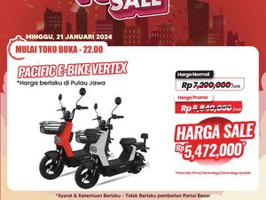 Cuma di Transmart Full Day Sale, Beli Sepeda Listrik Diskon Rp 1,5 jutaan
