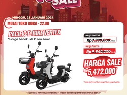 Cuma di Transmart Full Day Sale, Beli Sepeda Listrik Diskon Rp 1,5 jutaan