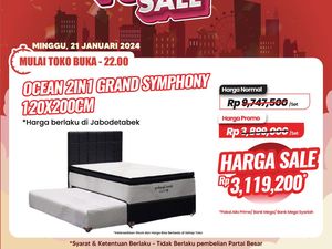 Tempat Tidur Empuk & Nyaman Diskon Rp 6 Juta Cuma di Transmart Full Day Sale