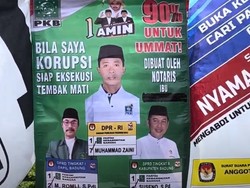 Viral Spanduk Caleg PKB di Bali, Siap Ditembak Mati Jika Korupsi
