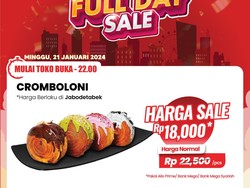 Cromboloni Viral Ada di Transmart Full Day Sale, Harga Cuma Rp 18.000