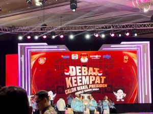 Gibran Diskusi Bareng Erick Thohir Saat Jeda Debat Keempat