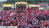 Begini Situasi Kampanye Akbar Ganjar Pranowo di GOR Delta Sidoarjo