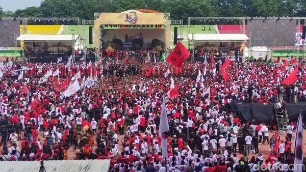 Begini Situasi Kampanye Akbar Ganjar Pranowo di GOR Delta Sidoarjo