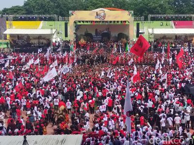 Begini Situasi Kampanye Akbar Ganjar Pranowo di GOR Delta Sidoarjo