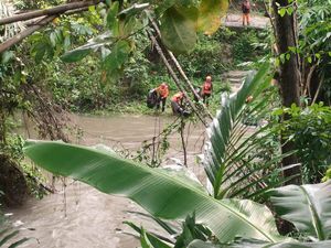 2 Bocah Hanyut Saat Mandi di Sungai Konteng Bantul, 1 Belum Ketemu
