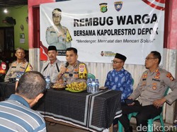 Polisi Bertemu Warga di Depok, Minta Pengelola Kontrakan Pasang CCTV