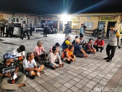 Polisi Tangkap 11 Jukir Ilegal di Mataram
