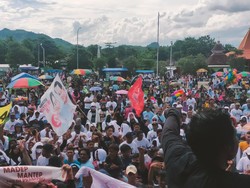 Relawan di Bojonegoro Gaspol Dukung Prabowo-Gibran Menang 1 Putaran
