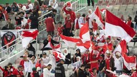 Antuasiasme para suporter Merah Putih membuat Timnas Indonesia seperti main di kandang! Foto: Jalu Pamuncar/detikcom