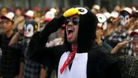 Ada Penguin di Debat Cawapres Keempat