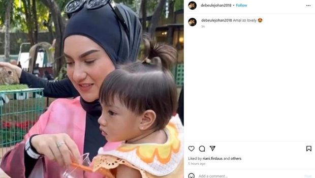 Unggahan Instagram ayah Irish Bella