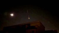 Detik-detik Meteor Lintasi Langit Berlin