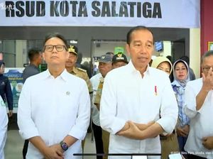 Jokowi Tinjau RSUD Kota Salatiga, Soroti Antrean Desak-desakan