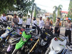 29 Motor di Pinrang Terjaring Razia Knalpot Brong Saat Hendak Balap Liar 29 Motor di Pinrang Terjaring Razia Knalpot Brong Saat Hendak Balap Liar