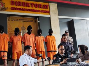 5 Pelaku Pembacokan di Depan Polda DIY Ditangkap!