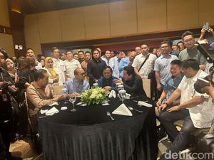 Prabowo Duduk Semeja Bareng Ara hingga Erick Thohir di Acara ETAS