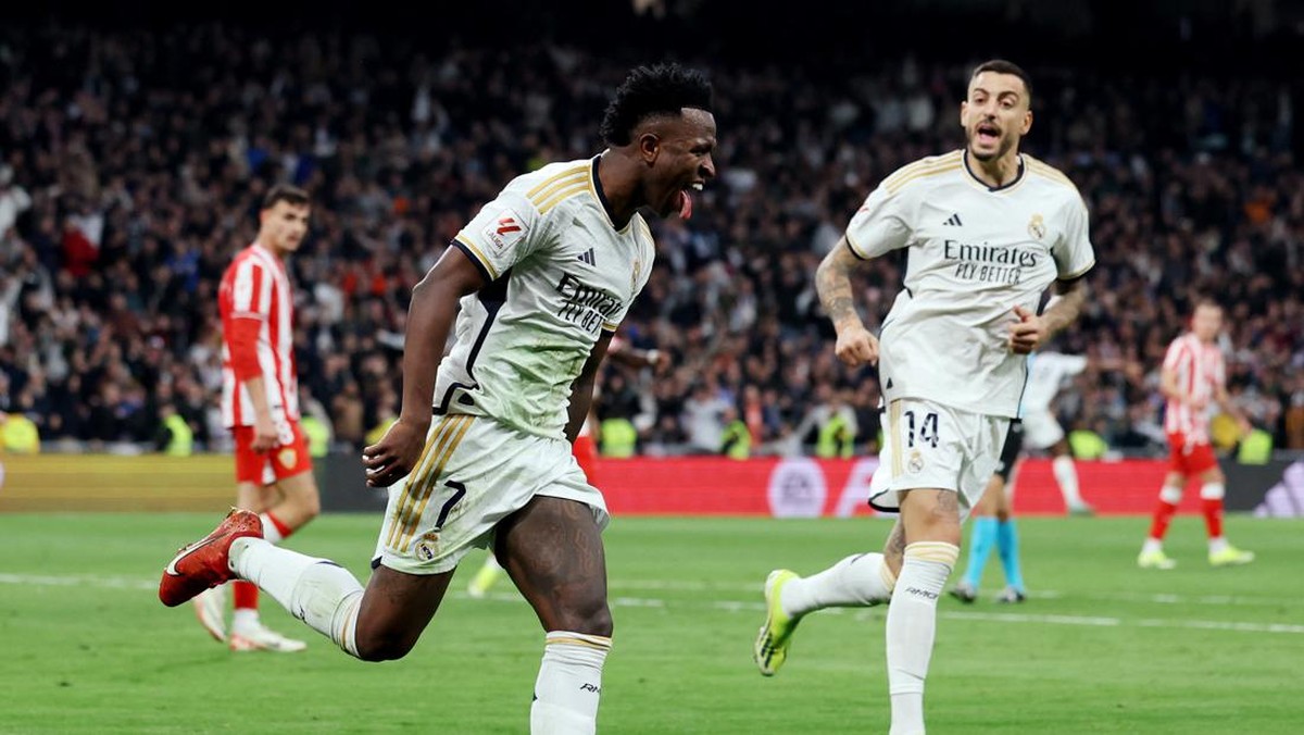 Real Madrid menang 3-2 atas Almeria dalam lanjutan LaLiga (Foto: REUTERS/ISABEL INFANTES)