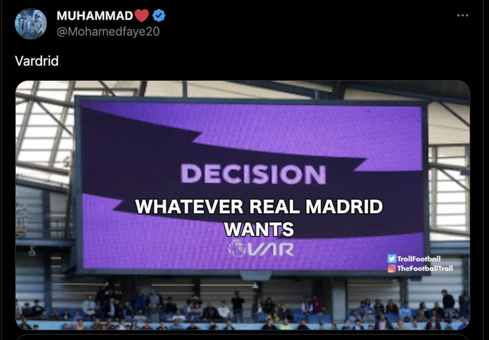 VAR di real madrid vs almeria