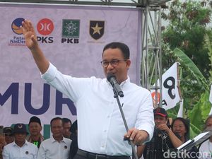 Kampanye Akbar di Lapangan Jambidan, Anies Didampingi Bupati Bantul