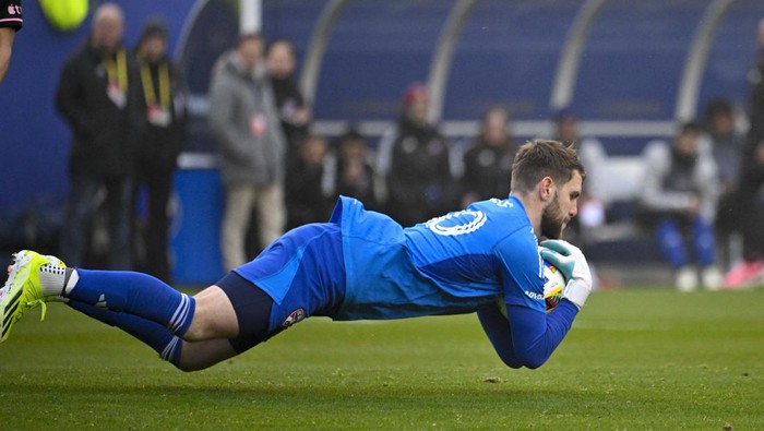 FC Dallas vs Inter Miami, Maarten Paes Jan 22, 2024; Dallas, TX, USA; FC Dallas goalkeeper Maarten Paes (30) makes a save on a Inter Miami shot during the first half at Cotton Bowl Stadium. Mandatory Credit: Jerome Miron-USA TODAY Sports