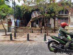 Gedung Kuno di Kota Lama Roboh, Sempat Jadi Kantor Broker Era Kolonial