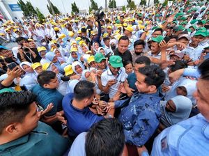 Saat Gibran Dititipi Harapan dan Disambut Meriah Karyawan PT Sritex