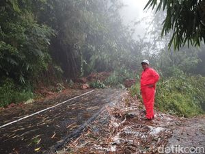 Tebing 20 Meter di Jalur Wisata Dieng Longsor, Cek Jalan Alternatifnya! Tebing 20 Meter di Jalur Wisata Dieng Longsor, Cek Jalan Alternatifnya!