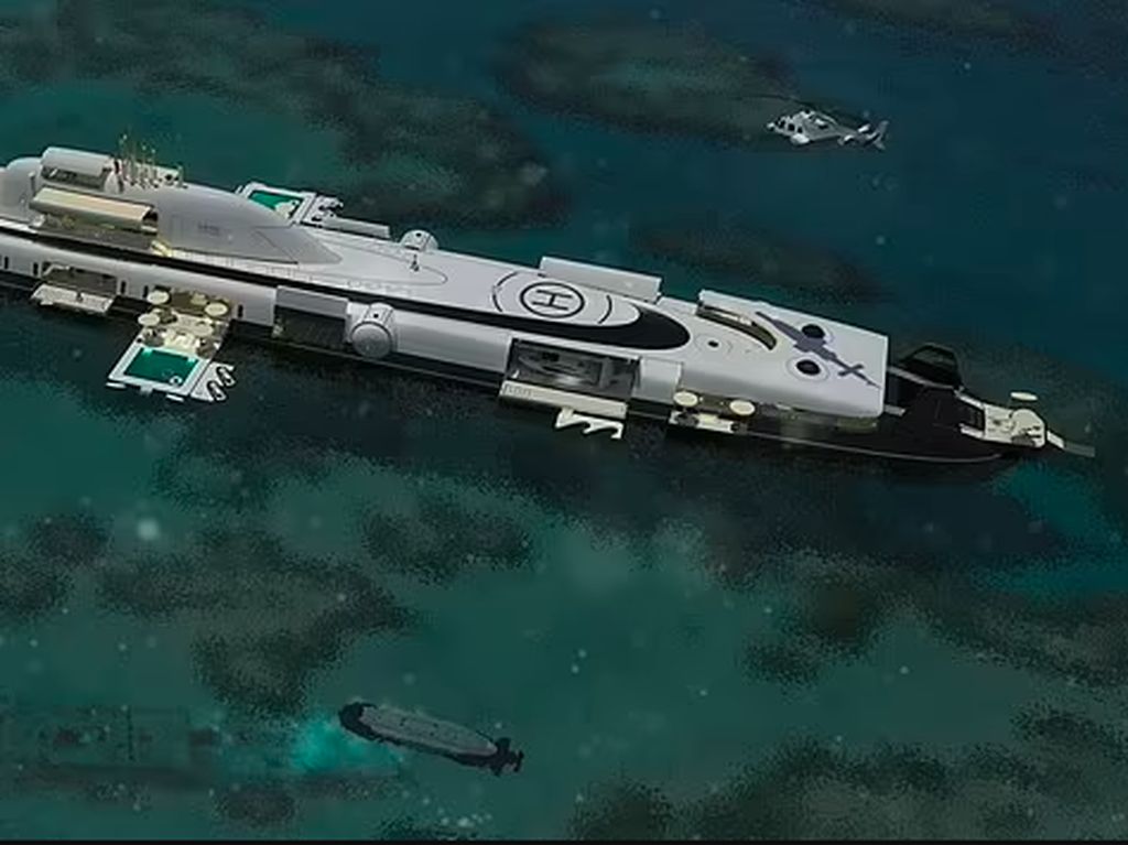 Mewahnya Migaloo M5, Kapal Selam dengan Kolam Renang hingga Bioskop