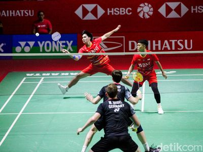 Aksi Leo/Daniel Sikat Wakil Jerman di Indonesia Masters 2024