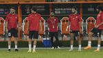 Potret Mo Salah Jadi Penonton Saat Mesir Raih Hasil Seri Ketiga