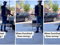 Tak Diberi Tip, Pengantar Makanan Ini Melahap Pesanan Pelanggan