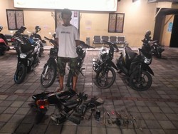 Spesialis Curanmor di 3 TKP Ditangkap, 4 Orang Penadah Turut Dibekuk