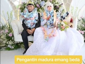 Viral Pengantin di Madura Dapat Hadiah Tumpukan Kalung Uang dari Tamu