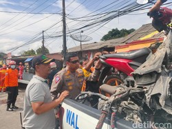 Kronologi Tabrakan Beruntun Truk Boks Vs 8 Kendaraan di Puncak