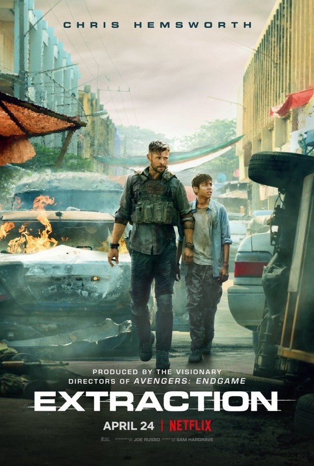 Rekomendasi film Netflix action terbaik, Extraction (2020)/ Foto: Netflix