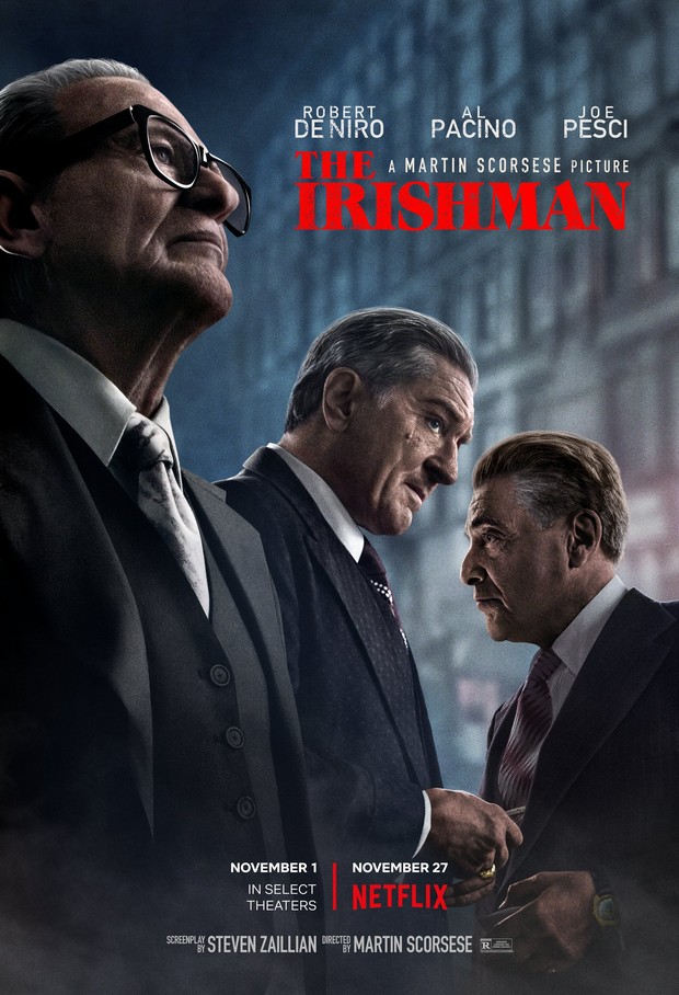 Rekomendasi film Netflix action terbaik, The Irishman (2019)/ Foto: Netflix