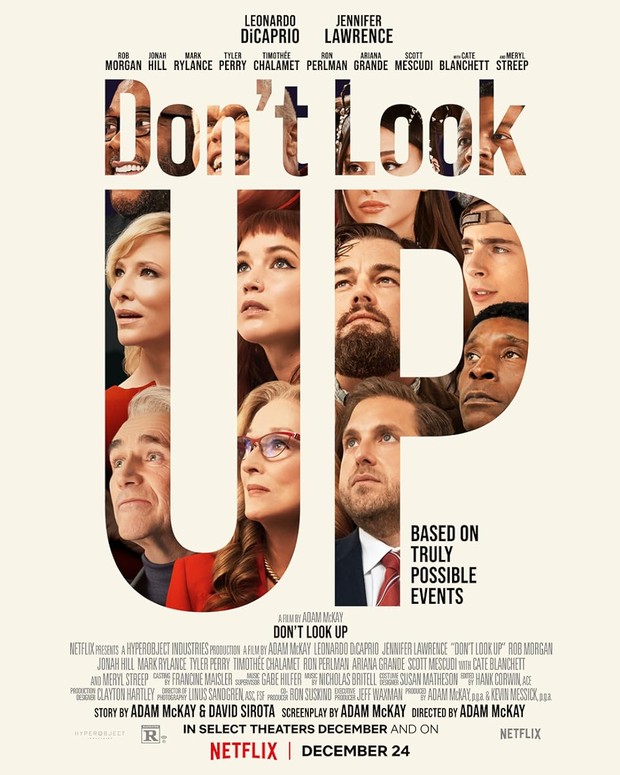 Rekomendasi film Netflix komedi terbaik, Don't Look Up (2021)/ Foto: Netflix