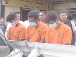 Kawanan Begal Pikap di Muaro Jambi Ditangkap saat Akan Jual ke Penadah