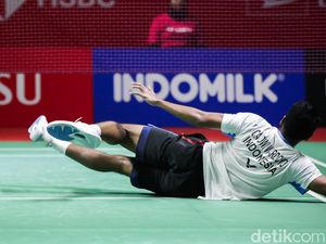 Chico Dikalahkan Anders Antonsen di Indonesia Masters 2024