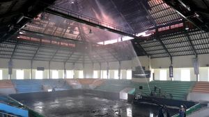 GOR Purna Krida Bali Terbakar
