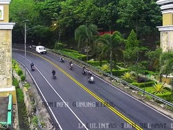 Lalin Jalan Wonosari Sore Ini Ramai, Hindari Pohon-Baliho Saat Angin Kencang
