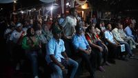 Momen TKN Gelar Nobar Piala Asia di Kertanegara